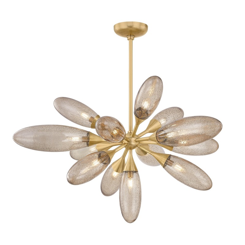 Cordoba 13 Light Chandelier in Vintage Brass